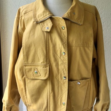 Giacca donna vintage senape – taglia 40