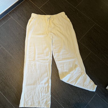 White Lightweight Pants