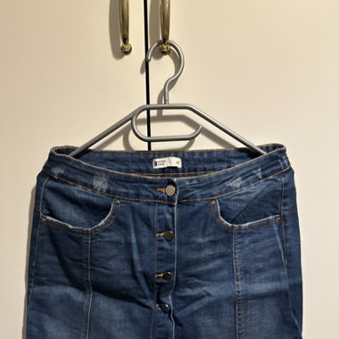kurzer Jeansrock