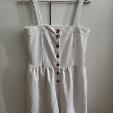 Onzie blanc avec boutons