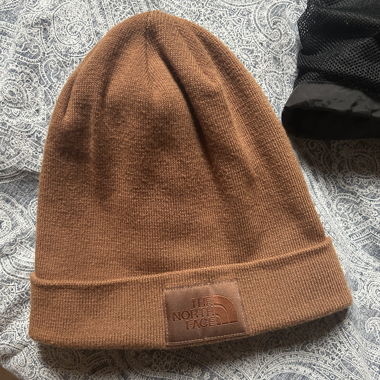 The North Face braune Beanie-Mütze