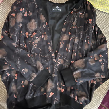 Veste pilote Berenik col en V