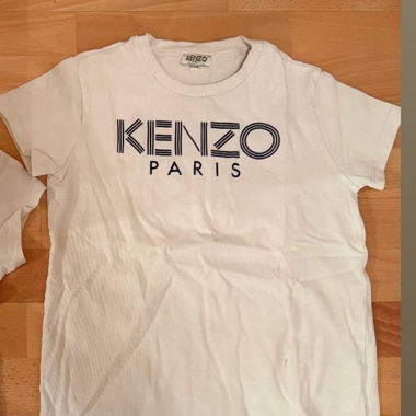 T-shirt Kenzo Paris enfant blanc 116