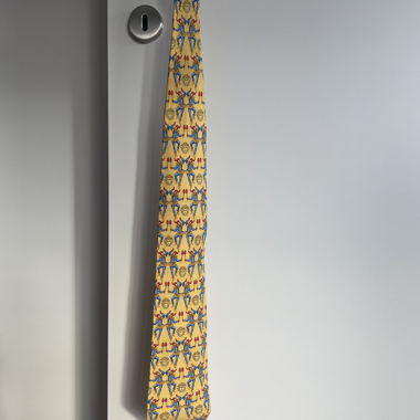 Yellow Versace Tie