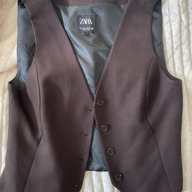 Zara Brown Vest