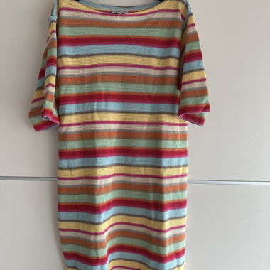 Abito corto in cotone