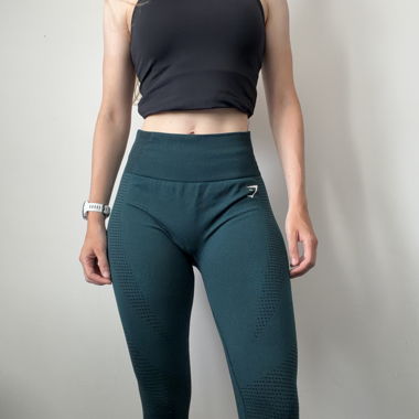Leggings Gymshark vert foncé