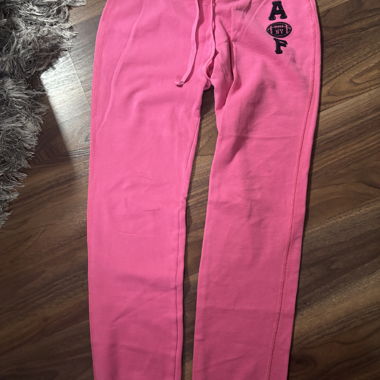 Pantaloni da jogging rosa Abercrombie