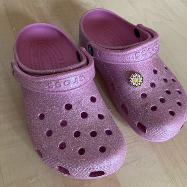 Original Crocs from the USA Pink Glitter