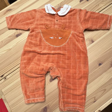 Sergent Major carrot quilted 18M-24 months 