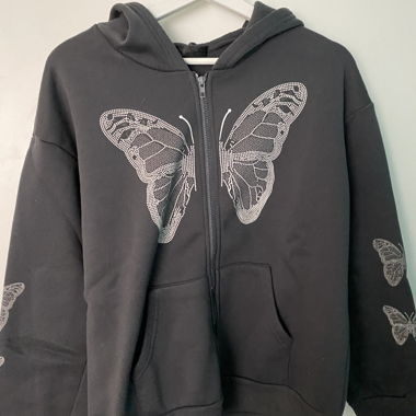 Schmetterlings Kaputzenjacke