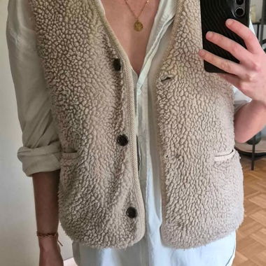 Veste réversible en polaire Monoprix