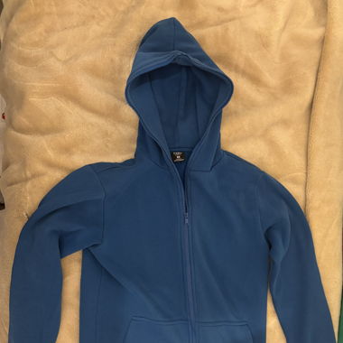 Blaue Jacke 