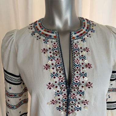 Camicia blusa ricamata Talitha