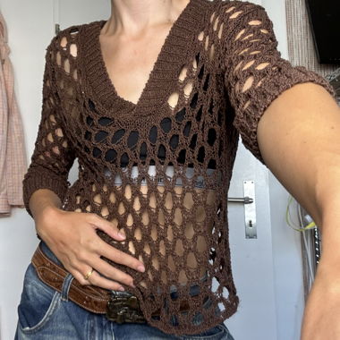 knitted sweater (for layering)