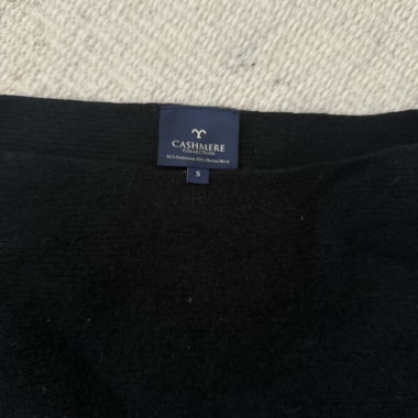 Black Cashmere Sweater