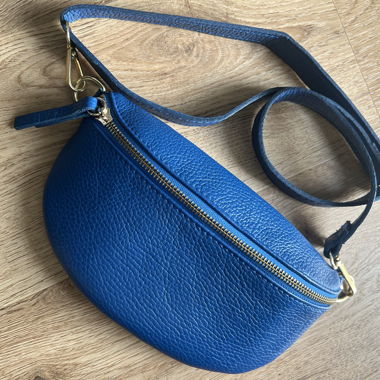 Leder-Bauchtasche