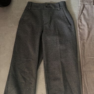 Checked Fabric Trousers XS/S