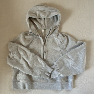 Scuba Oversized Half-Zip Hoodie