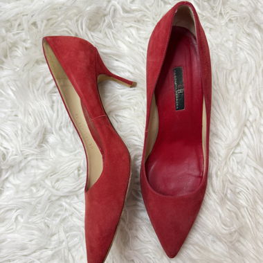 Escarpins rouges à talons Carolina Herrera