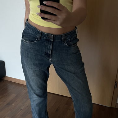 Straight leg jeans