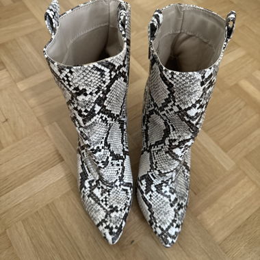 Bottines imprimé reptile