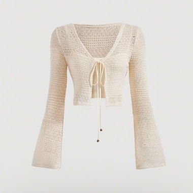 Women’s Cream Knit Cardigan - Size S