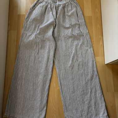 Pantalon d'été ample rayé taille 38