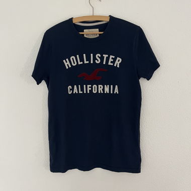T-shirt Hollister bleu