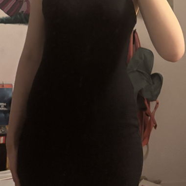 Abito bodycon nero Terranova