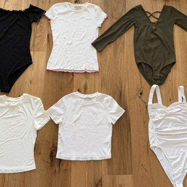 Lot de hauts et maillots taille S