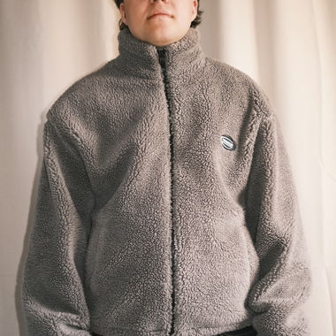 Struggle Family Fleecejacke grau