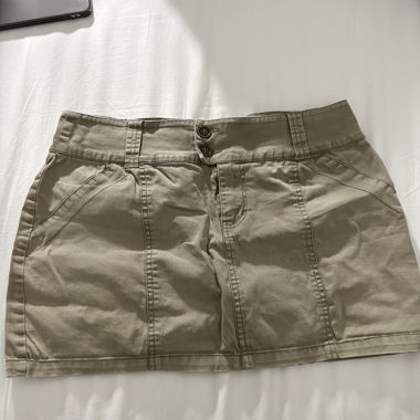 Jupe cargo mini kaki SUPERSTAR M