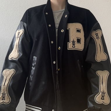 Giacca bomber nera