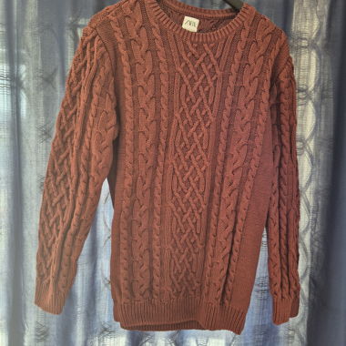 Zara Red Knit Sweater