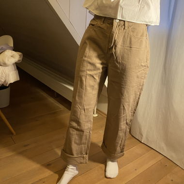 Jeans marroni • taglia 36/38