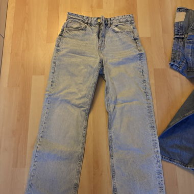 Light blue straight jeans