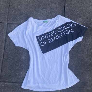 Benetton White T-Shirt