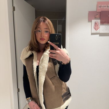 Gilet teddy ZARA