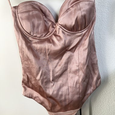 Body Bustier in raso