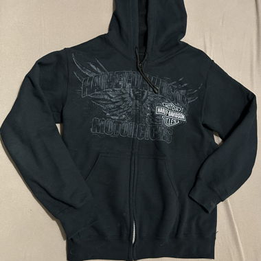 Harley Davidson Zip-Up Hoodie