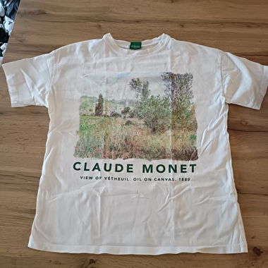 T-shirt bianca con immagine