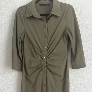 Zara green dress