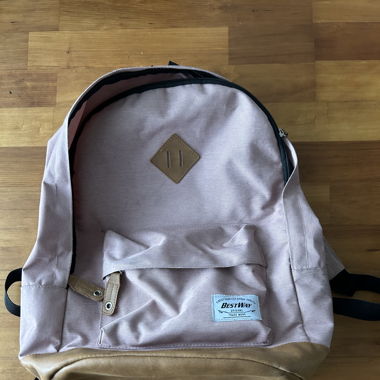 Pink backpack