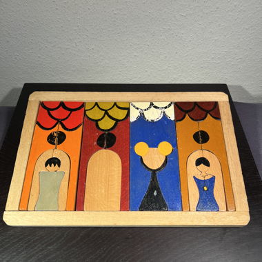 Vintage Holzpuzzle