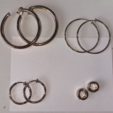Ensemble de Boucles d'Oreilles Clips Dorées
