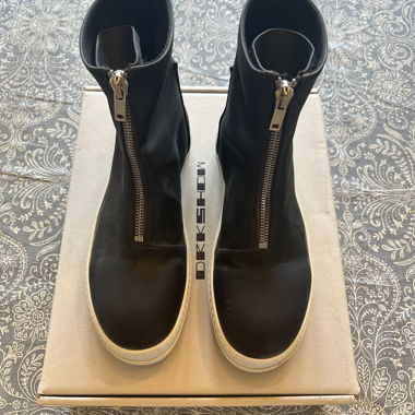 RICK OWENS DRKSHDW Ramones Zip Up Boots