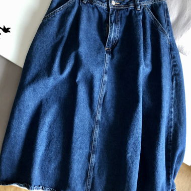 Gonna lunga in jeans