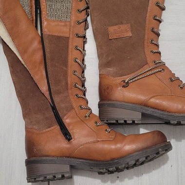 Botte d'hiver fourrée en mouton