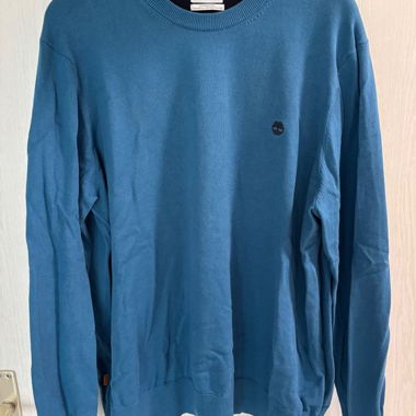 Taglia 3XL Pullover Timberland turchese scuro cotone